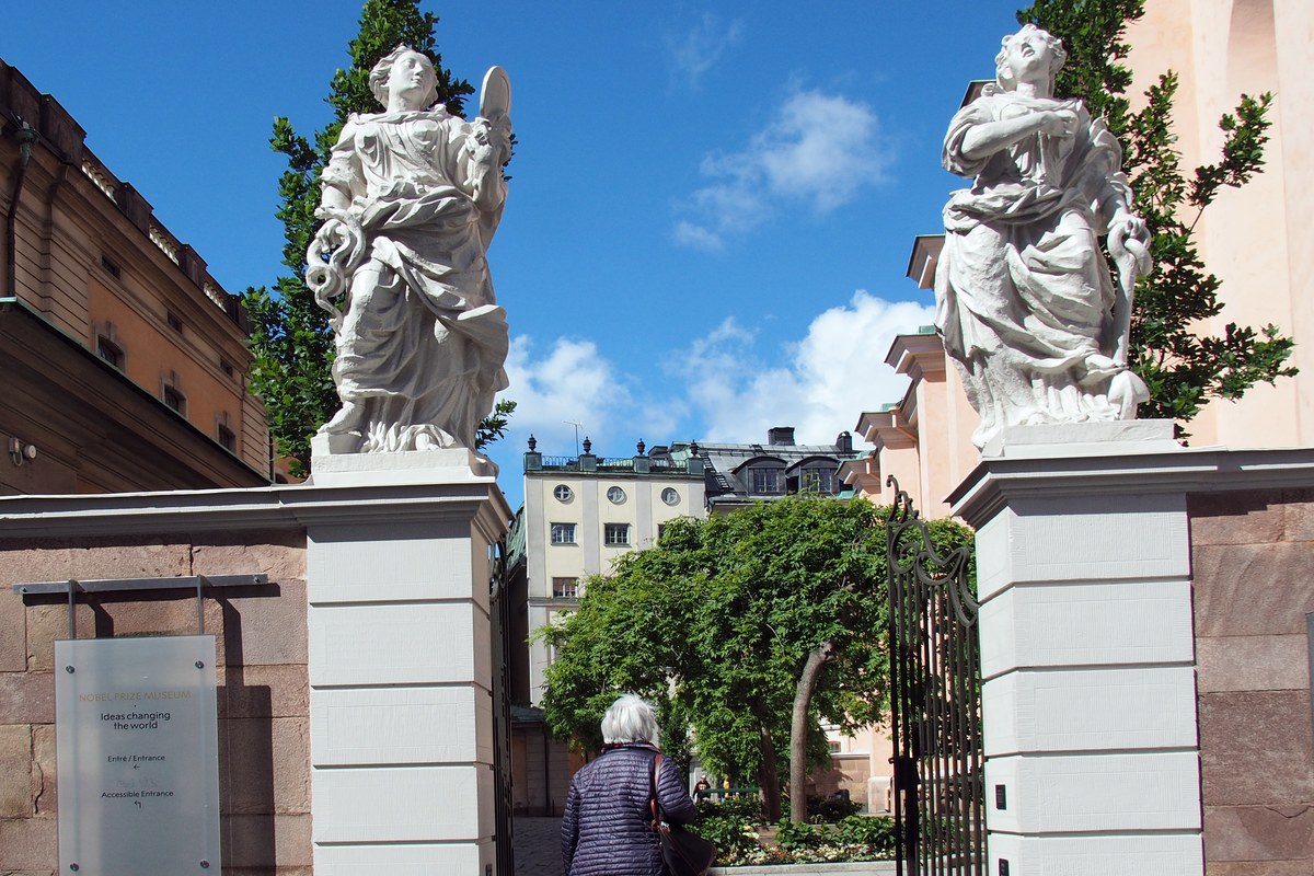 Nobel Prize Museum Entrance Stockholm 20240611