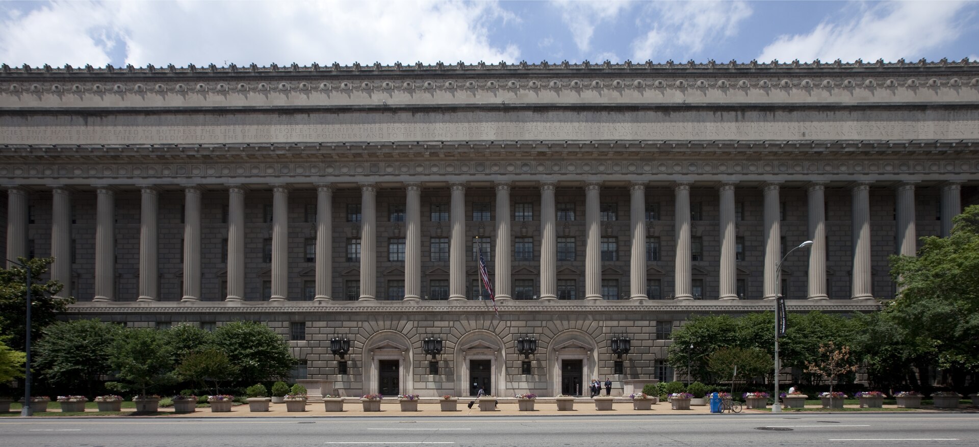 The Herbert C. Hoover Building in Washington, D.C., headquarters of the U.S. Department of Commerce, the parent agency of the Bureau of Economic Analysis